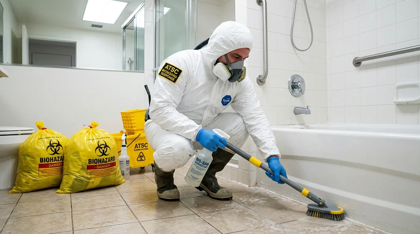 Decontamination equipment deployed for Blood Cleanup in Howard Beach